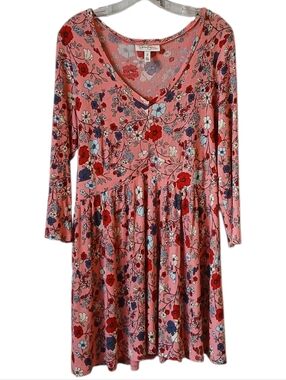Jessica Simpson Pink Floral Maternity Dress Size 1X